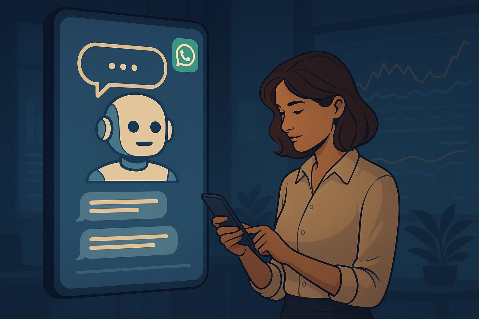 ia empresarial para whatsapp